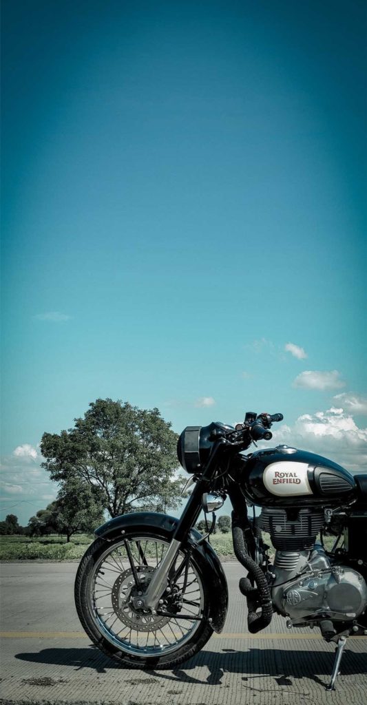 Bullet with Sky Cool Bike Background Free Stock
