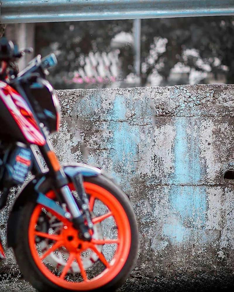 Blur KTM Bike PicsArt Background Free Stock Image