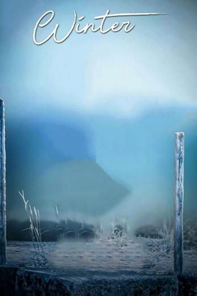 Winter Blur PicsArt Background Free Stock Image